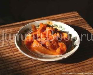 Треска в томатном соусе