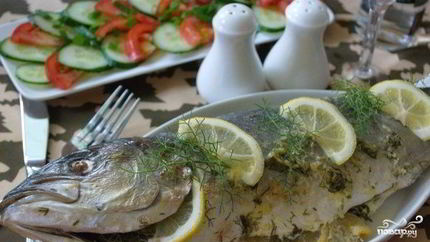 Тунец в фольге в духовке