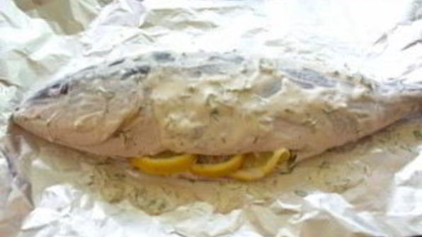 тунец в фольге в духовке