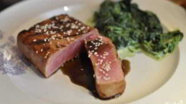 жареный тунец