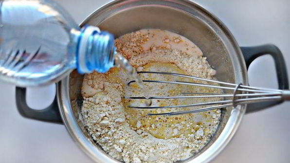 жареные кольца кальмаров в нутовом кляре