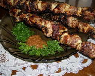 Классический шашлык из свинины в уксусном маринаде