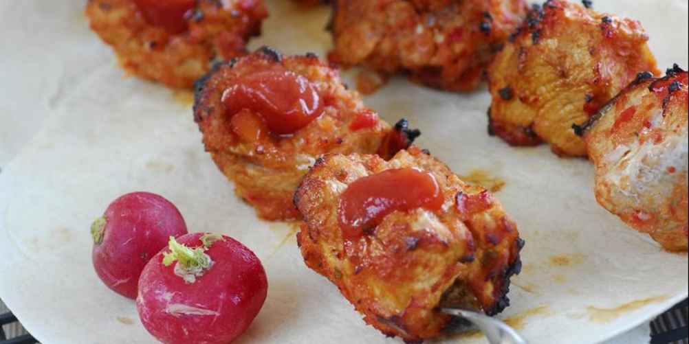 Рецепт красного шашлыка из свинины