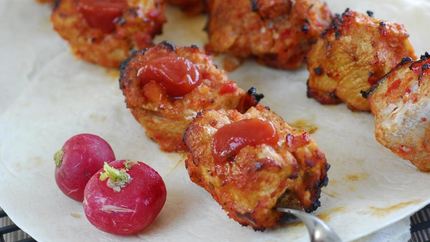 Красный шашлык из свинины