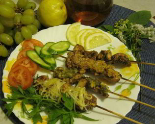 Куриный шашлык