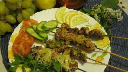 Куриный шашлык