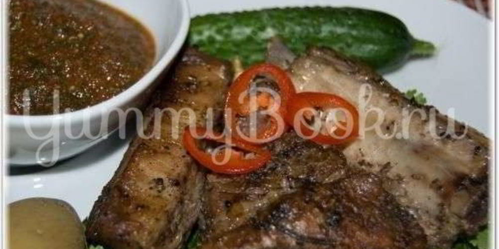 Рецепт ребристого не шашлык