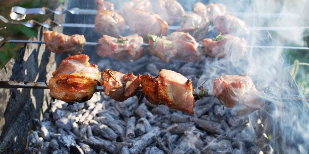 Рецепт шашлыка иза баранин с кинзоя и лукома