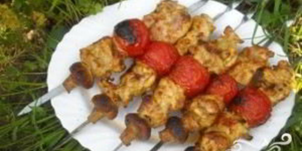 Рецепт шашлыка из курицы в майонезе