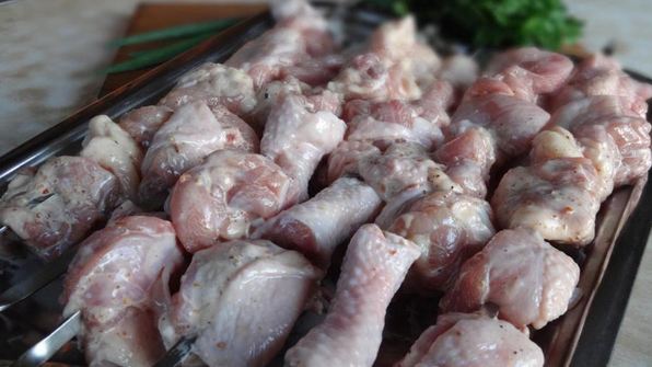 шашлык из окорочков