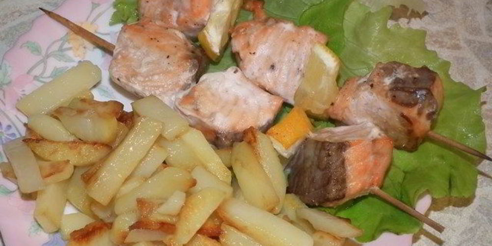 Рецепт шашлыка из семги