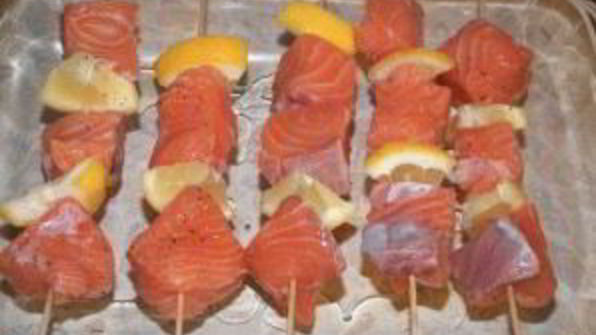 шашлык из семги