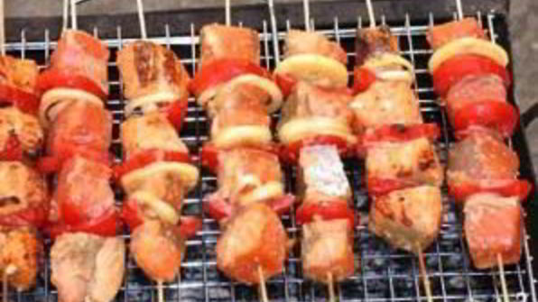 шашлык из семги