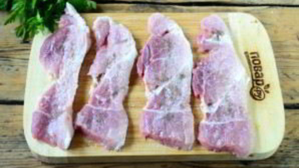 шашлык из свинины рулетиками