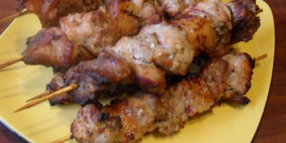 Рецепт шашлыка из свинины в аэрогриле