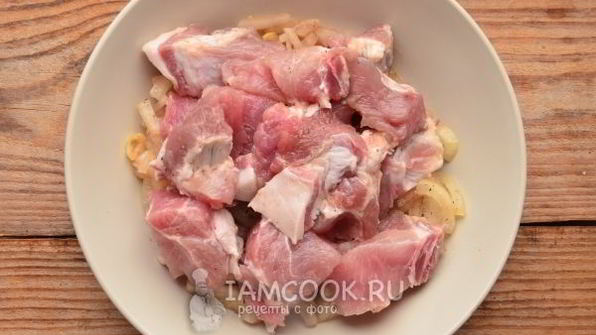 шашлык из свинины в фольге в духовке