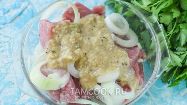 шашлык из свинины в мультиварке