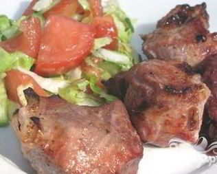 Шашлык на гранатовом соке