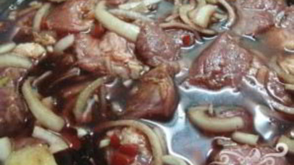 шашлык на гранатовом соке