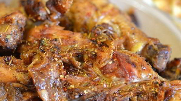 шашлык на сковороде