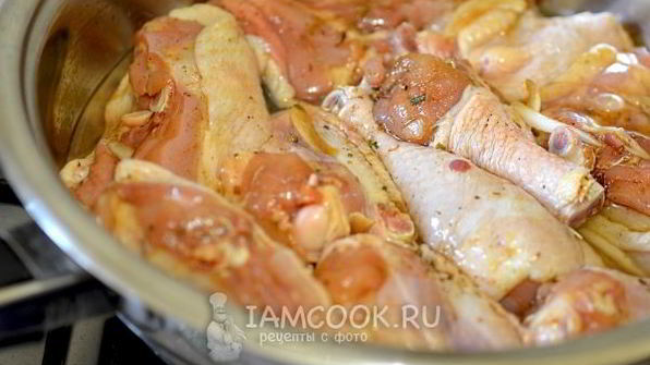 шашлык на сковороде