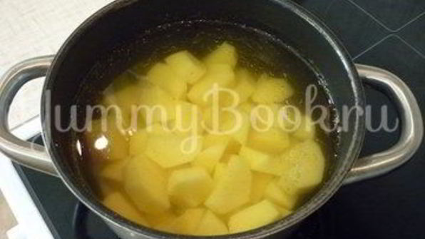 зеленые сырно-картофельные шашлычки на шпажках