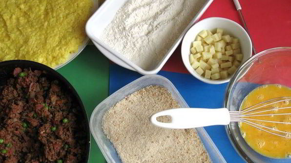 сицилийские аранчини — рисовые шарики