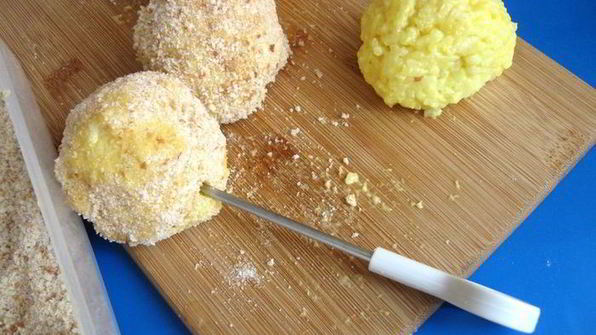 сицилийские аранчини — рисовые шарики