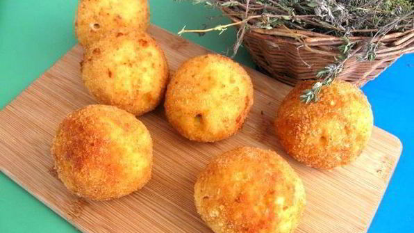 сицилийские аранчини — рисовые шарики