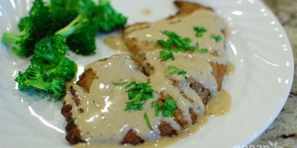 Рецепт говяжьего стейка с молочной подливой