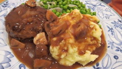 Грибной стейк Салисбури