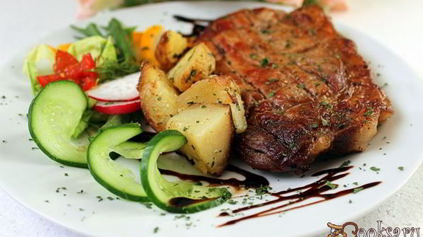 стейк гриль из свиной корейки