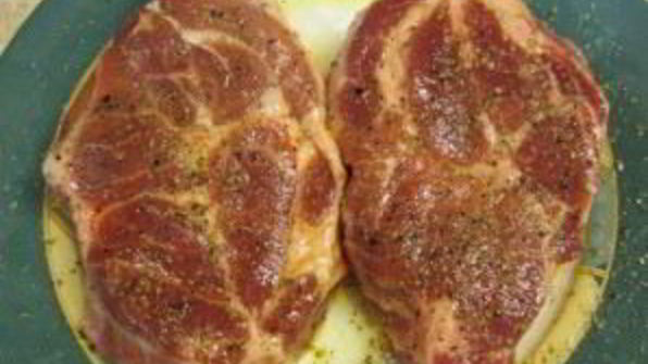 стейк из шейки свинины