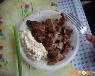 Стейк на мангале