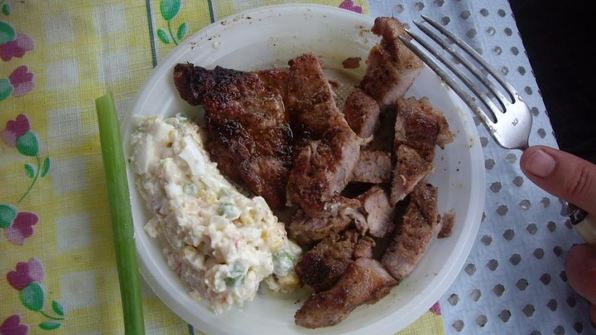 стейк на мангале