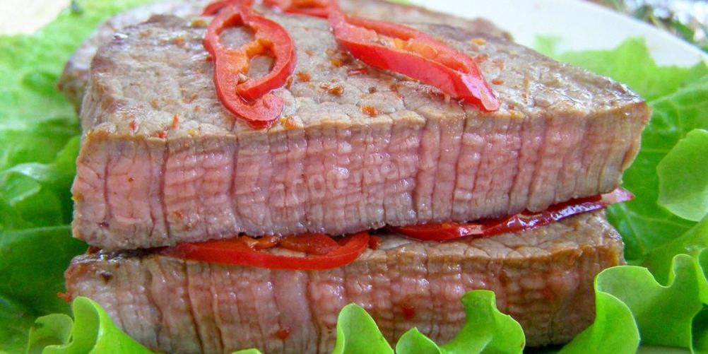 Рецепт стейка с кровью из говядины