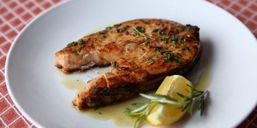 Рецепт стейка семг ны гриле