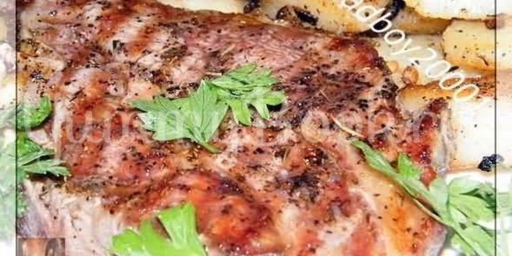 Рецепт свиного стейка