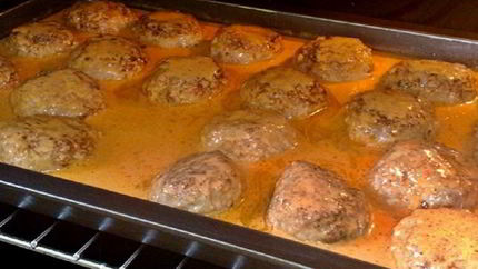 Грибные тефтели