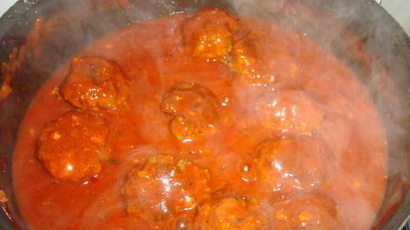 итальянские тефтели в томатном соусе