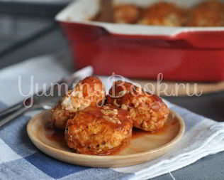 Куриные тефтели в томатном соусе