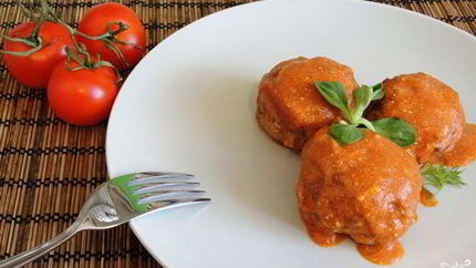 Тефтели из говядины с рисом