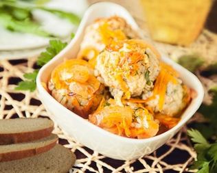 Тефтели рыбные с подливкой