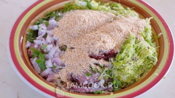 тефтели с кабачками