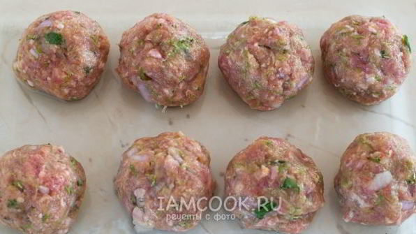 тефтели с кабачками