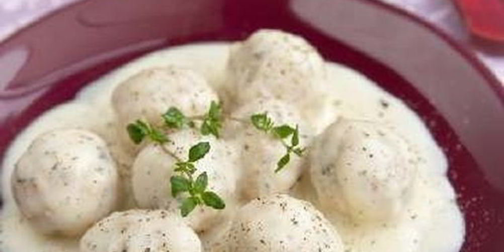 Рецепт тефтелек в сливочном соусе