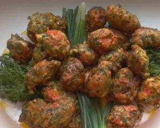 Вегетарианские тефтели из помидоров