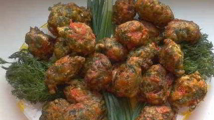 Вегетарианские тефтели из помидоров