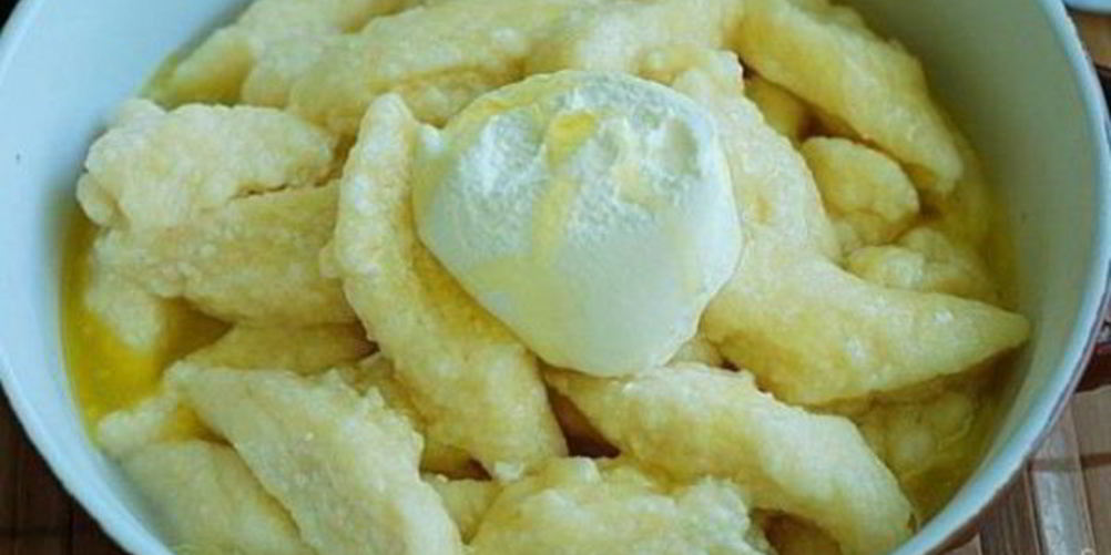 Рецепт ленивых вареников на кефире