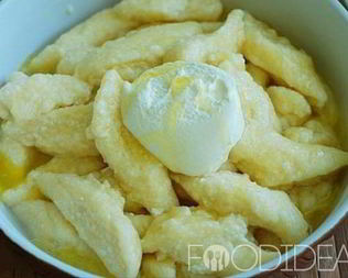 Ленивые вареники на кефире